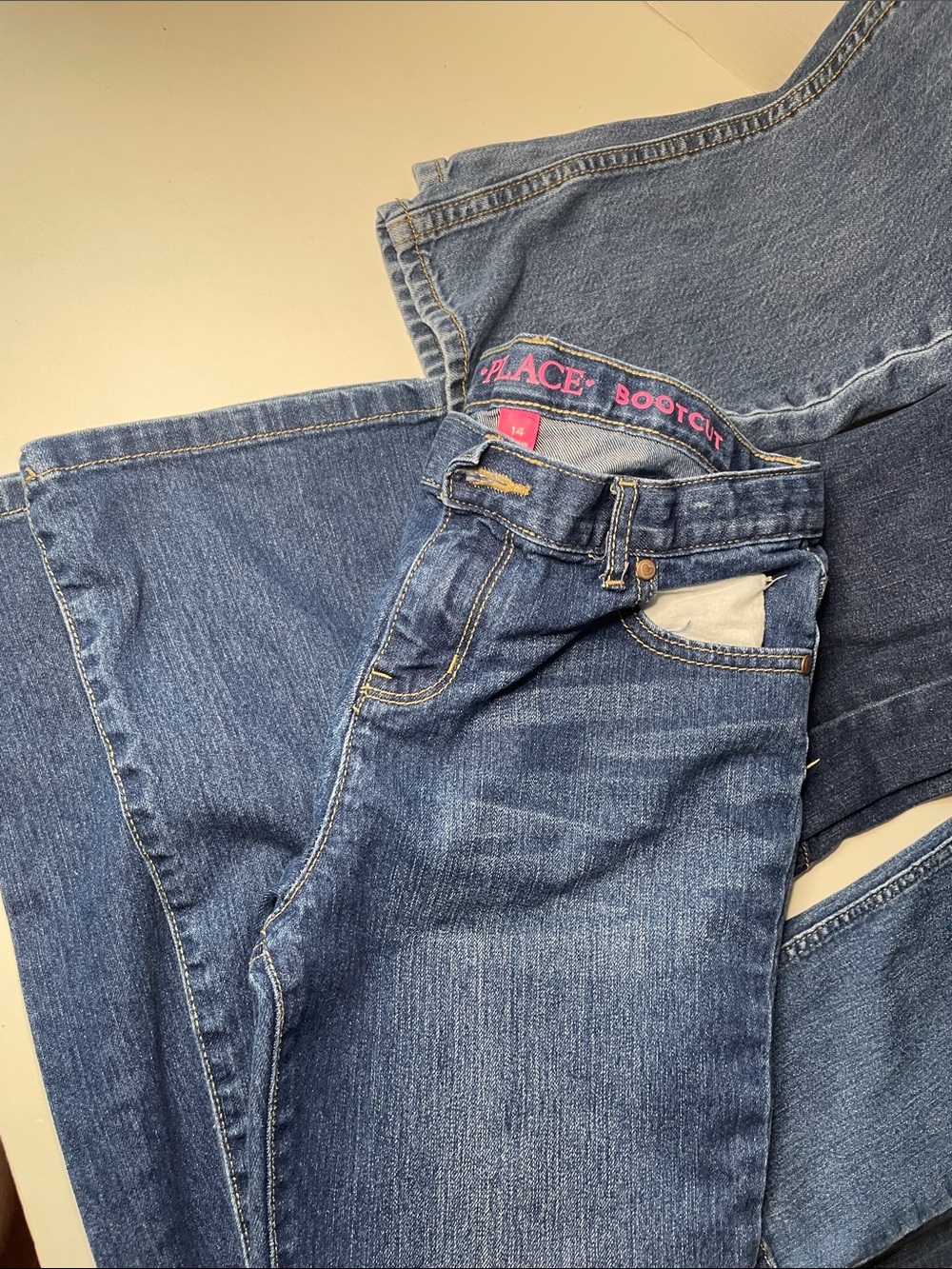 5 pk bundle of Youth Size 14 Girls Blue Jeans- Place ,Jordache, Old Navy - Picture 9 of 12